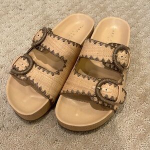 Marc Fisher buckle sandals